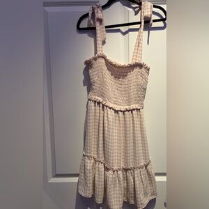 Pink Gingham Dress